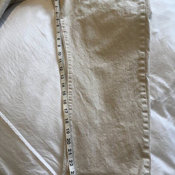 Loft "The Slim" Off White Jeans Size 18 / 34 - Worn Once - Picture 8 of 11